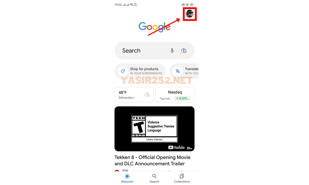 Mobile Google Search Settings for Google COm Sg