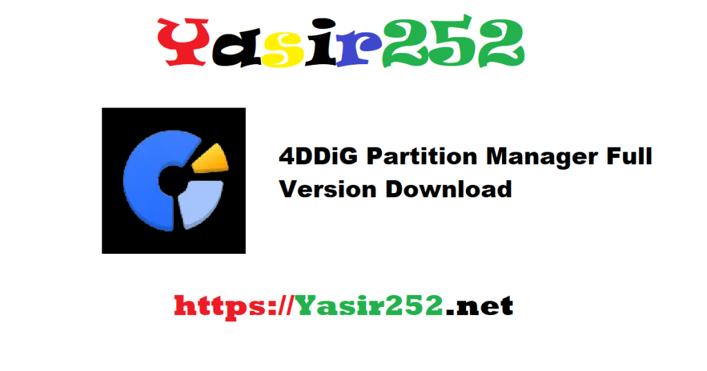 4DDiG Partition Manager Full Version Download