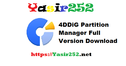 4DDiG Partition Manager Full Version Download