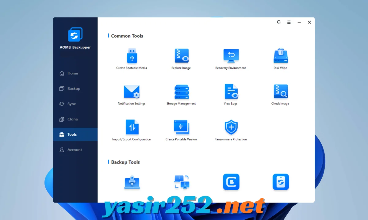 AOMEI Backupper untuk Windows