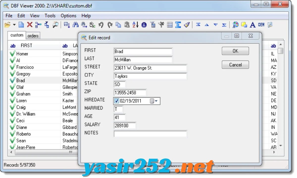DBF Viewer 2000 terbaru