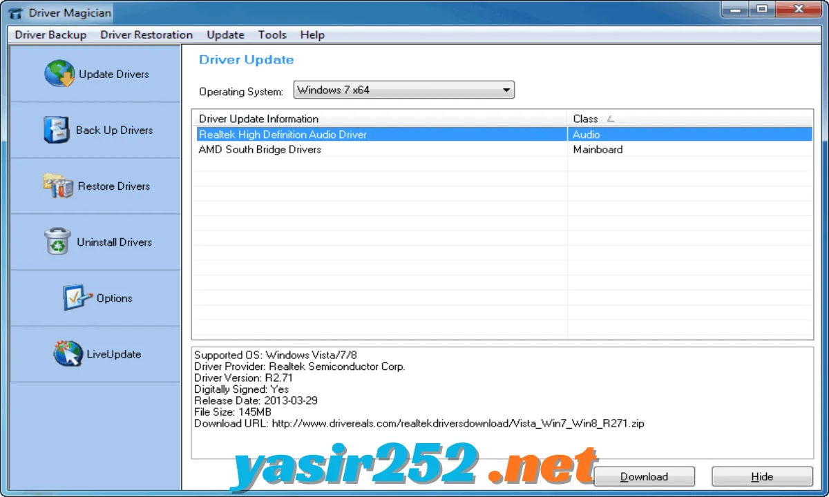 Driver Magician Lite Portable aplikasi backup driver