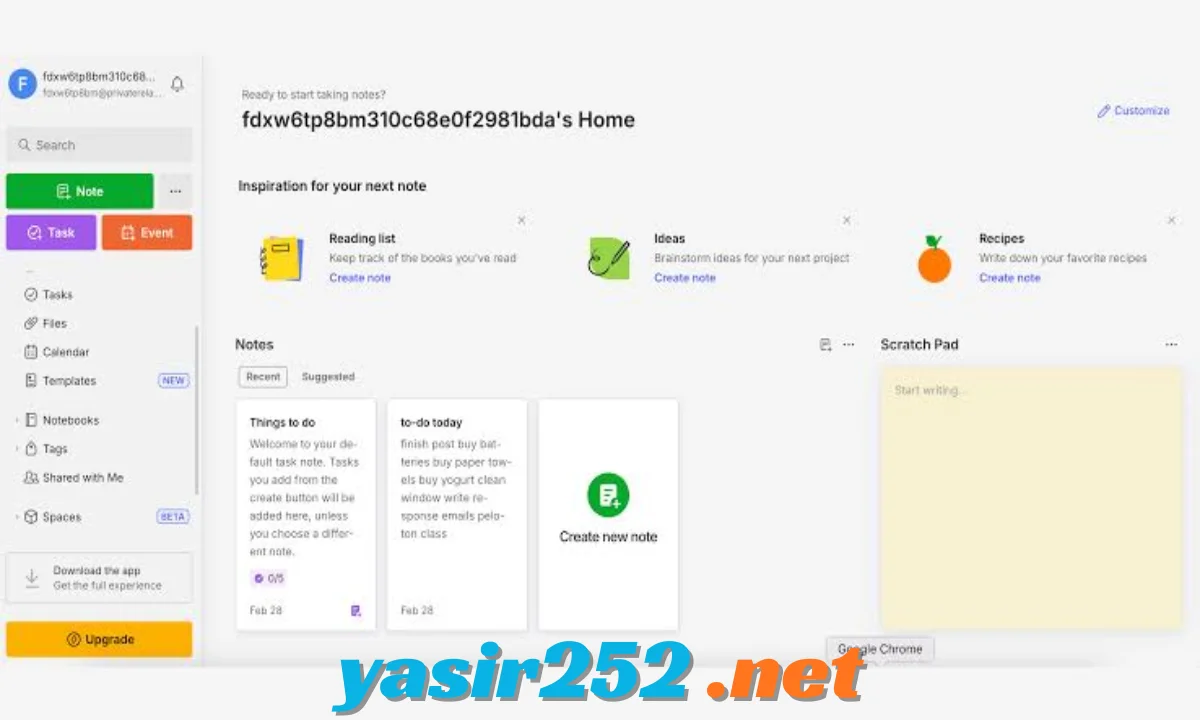 Evernote untuk membuat catatan digital