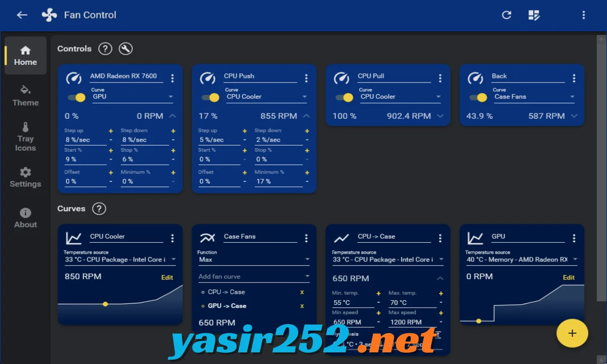 FanControl aplikasi kontrol suhu PC