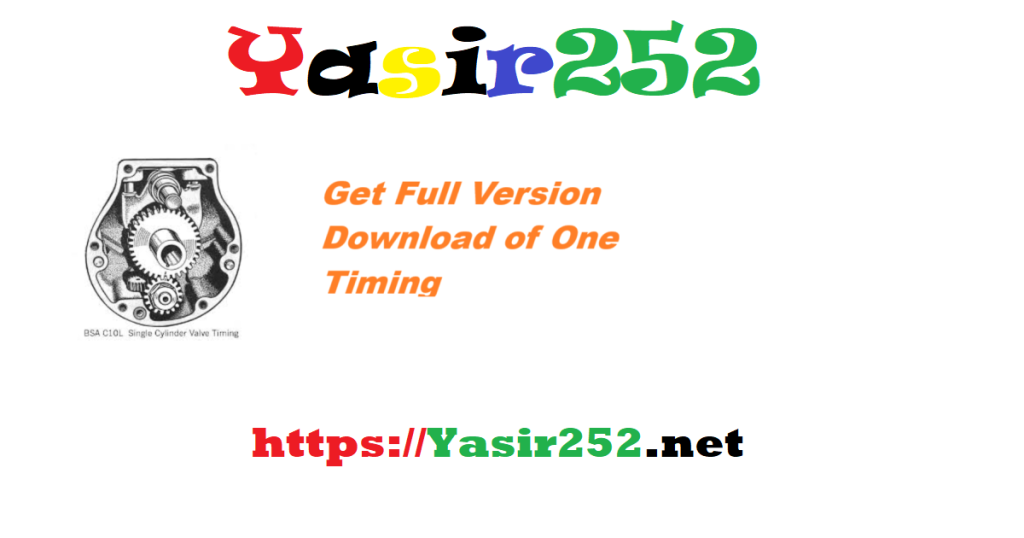 Get Full Version Download of One Timing