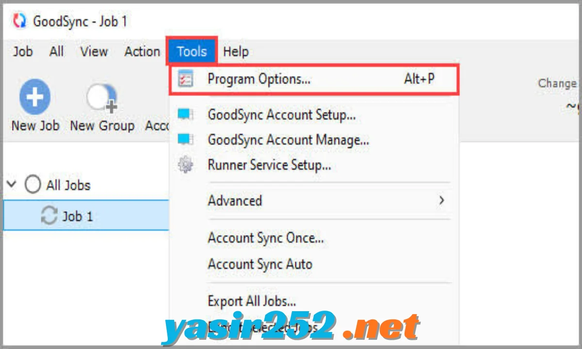 GoodSync untuk Windows