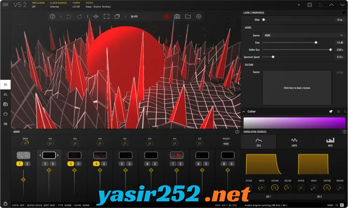 Imaginando FRMS granular synthesizer untuk sound design