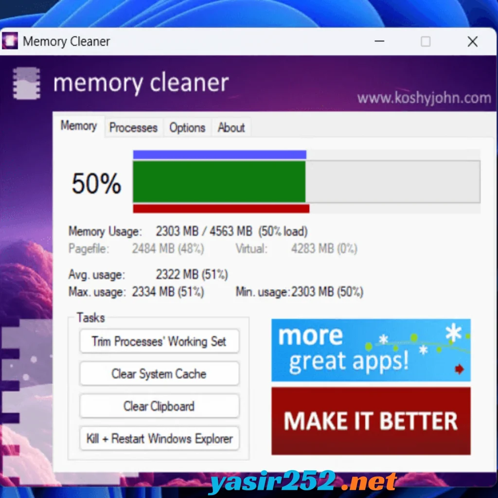 MemoryCleaner Download Gratis untuk Windows PC
