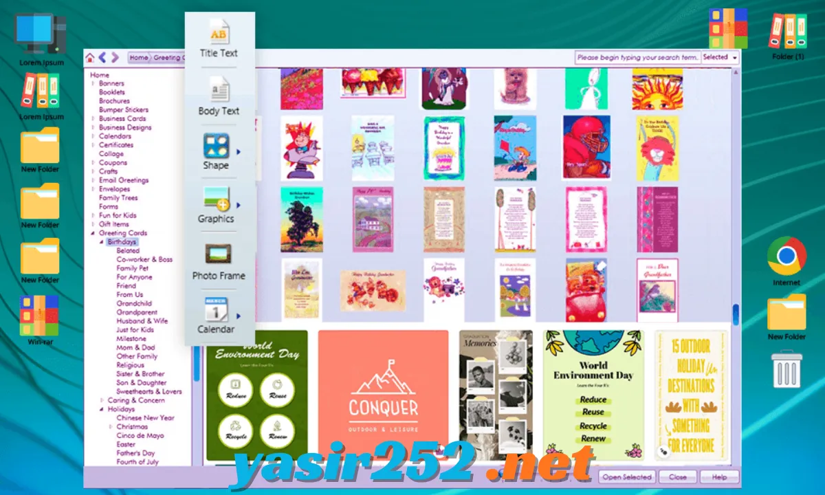 Print Artist Platinum greeting card maker