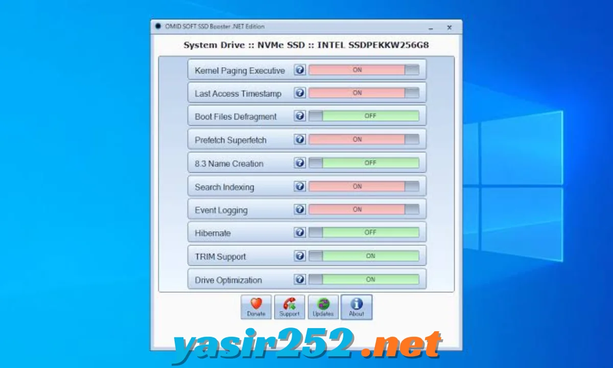 SSD Booster .NET Edition untuk meningkatkan performa SSD