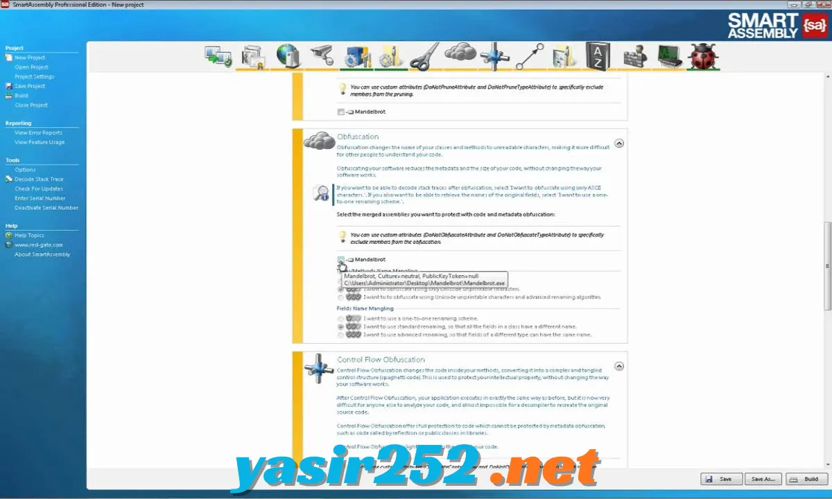 SmartAssembly .NET obfuscation software