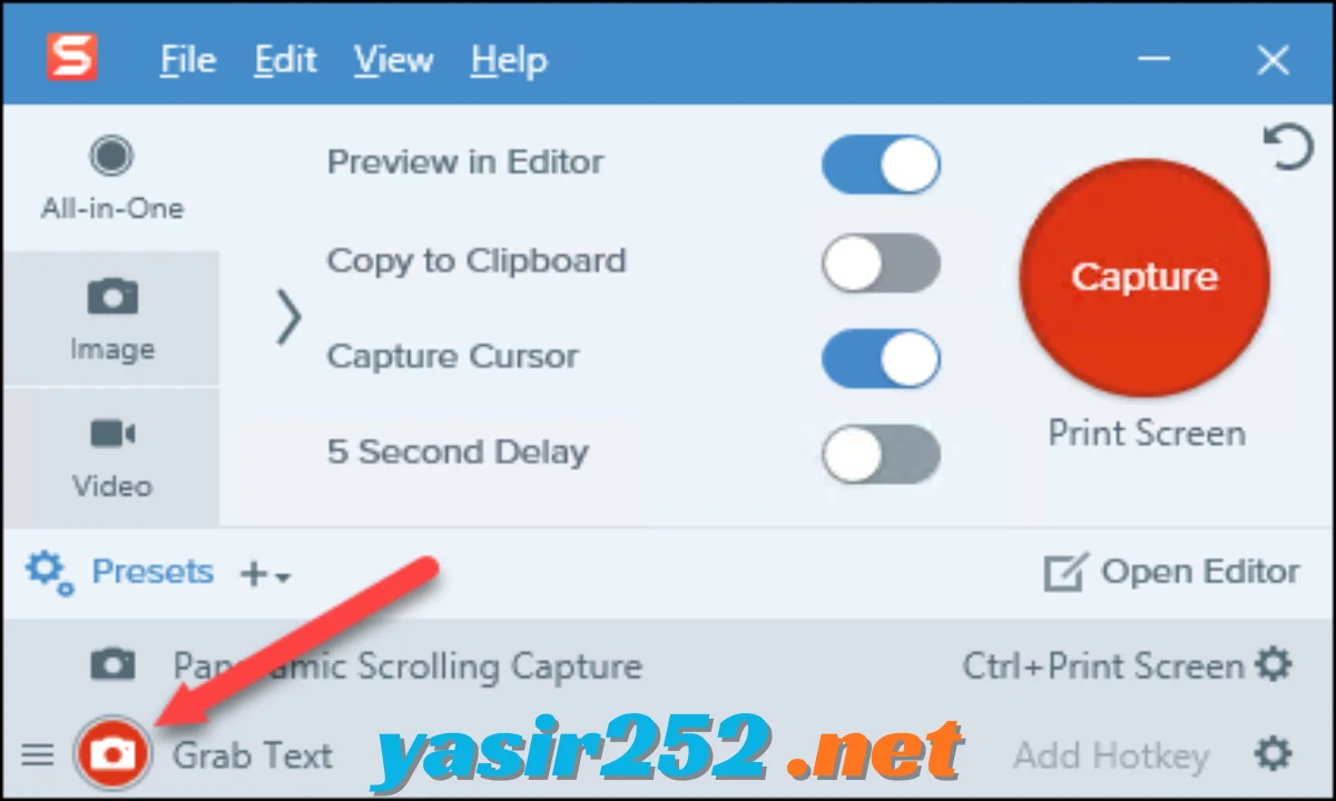 Snagit screen recording software