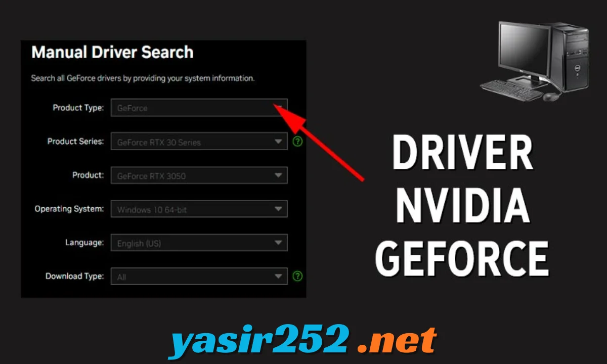 Tampilan antarmuka utama NVIDIA app