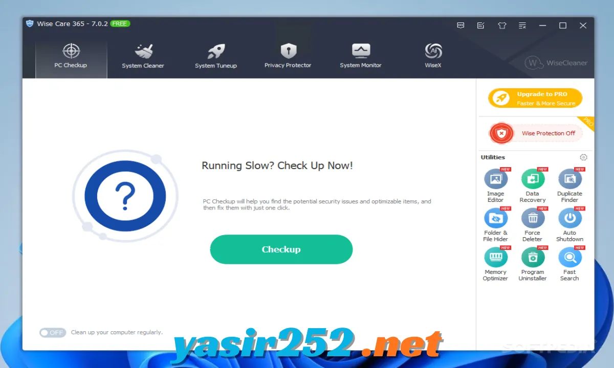 Wise Care 365 Pro software optimasi PC