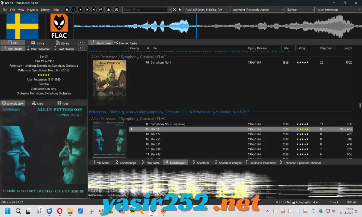 foobar2000 Windows audio player