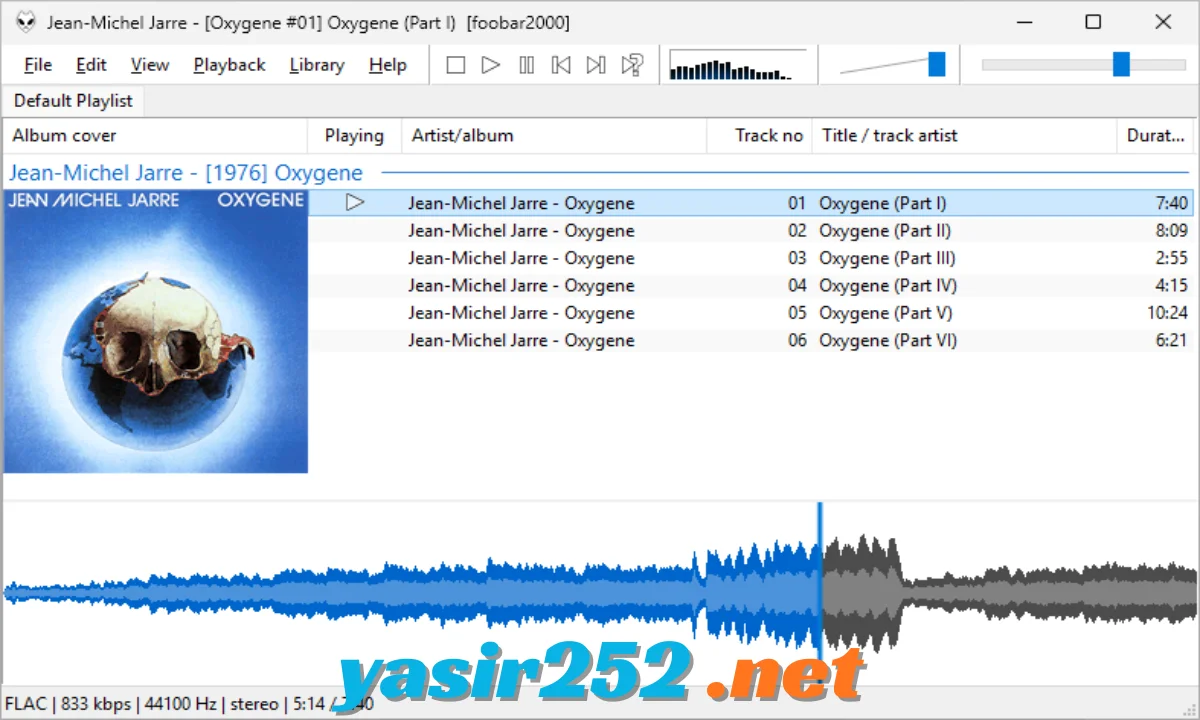 foobar2000 music player Windows