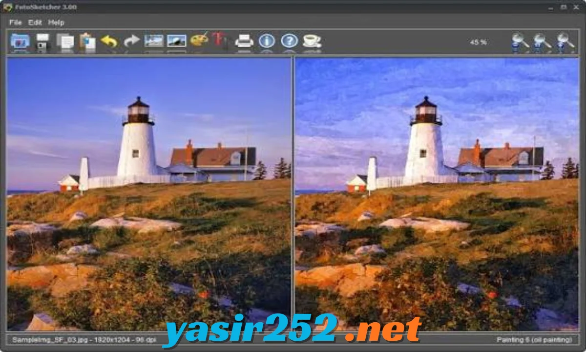 FotoSketcher Download Free untuk mengubah foto menjadi sketsa