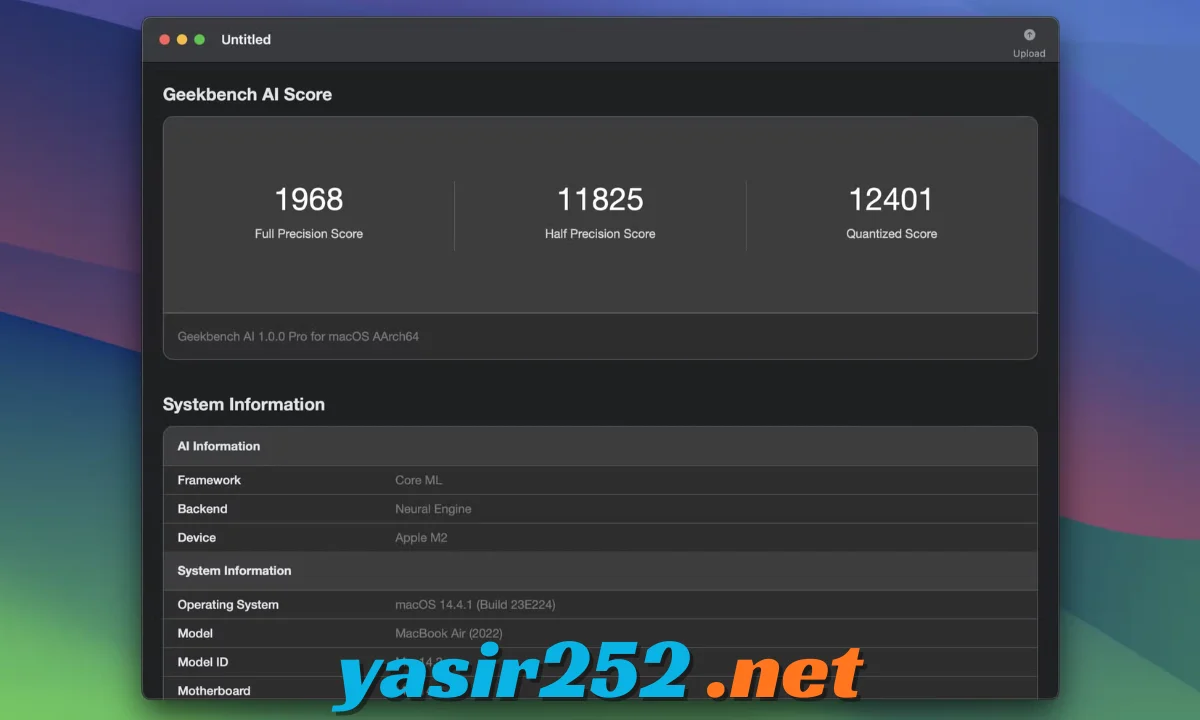 Geekbench AI Windows 10 64-bit