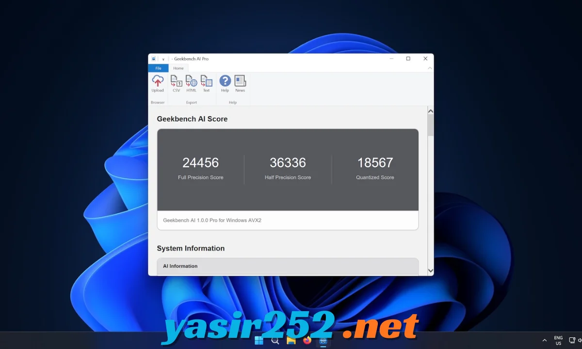 Unduh Geekbench AI terbaru untuk Windows