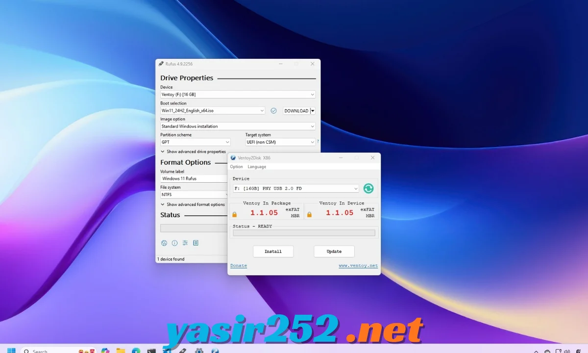 Windows 11 Pro 24H2 installation