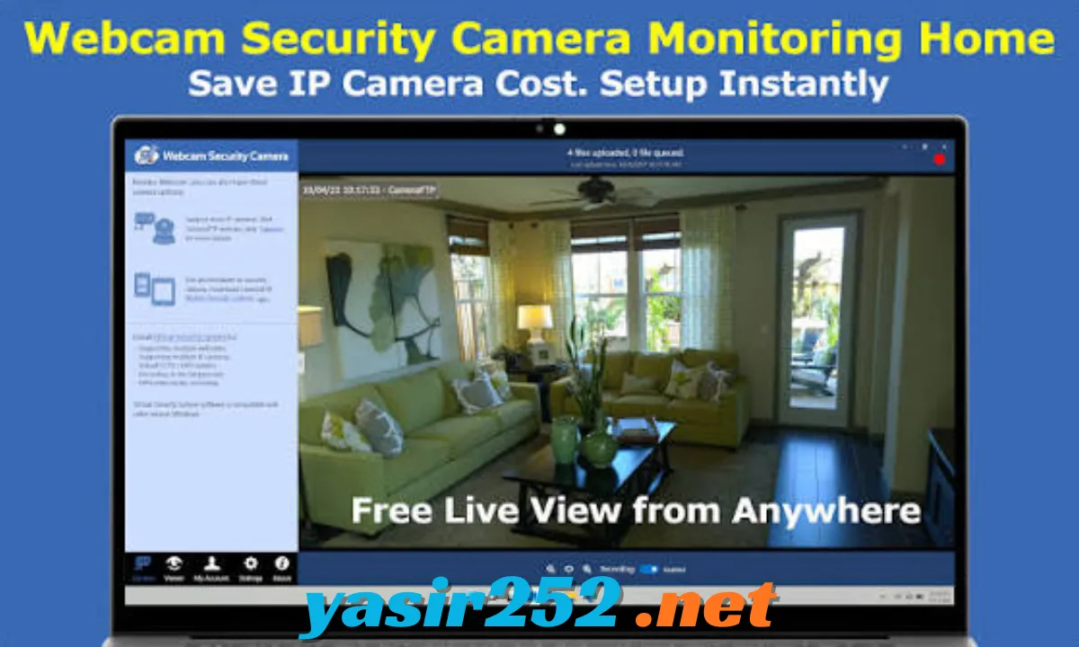CameraFTP Virtual Security System antarmuka utama