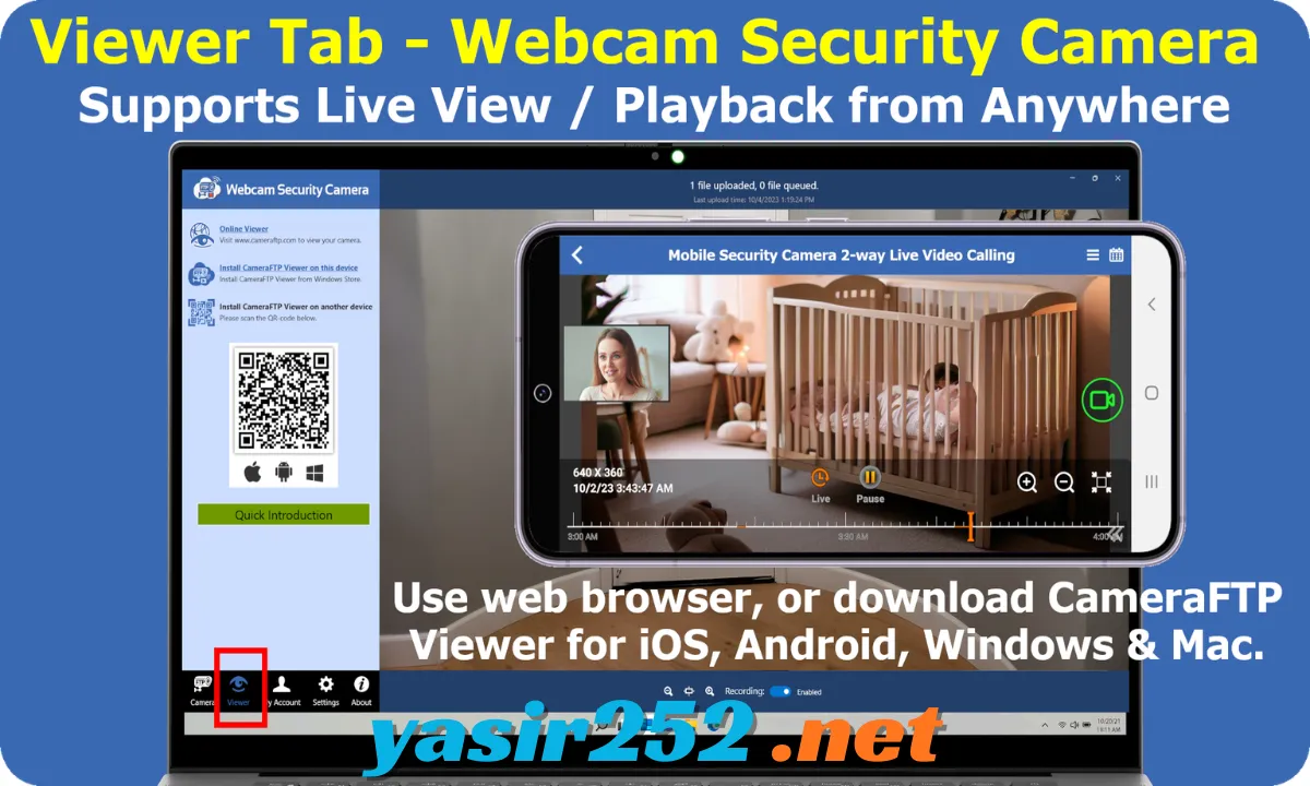 CameraFTP Virtual Security System download untuk Windows