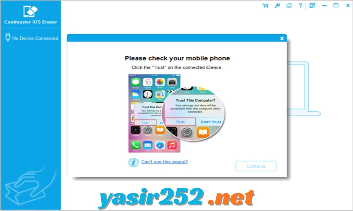 Coolmuster iOS Eraser untuk komputer Windows