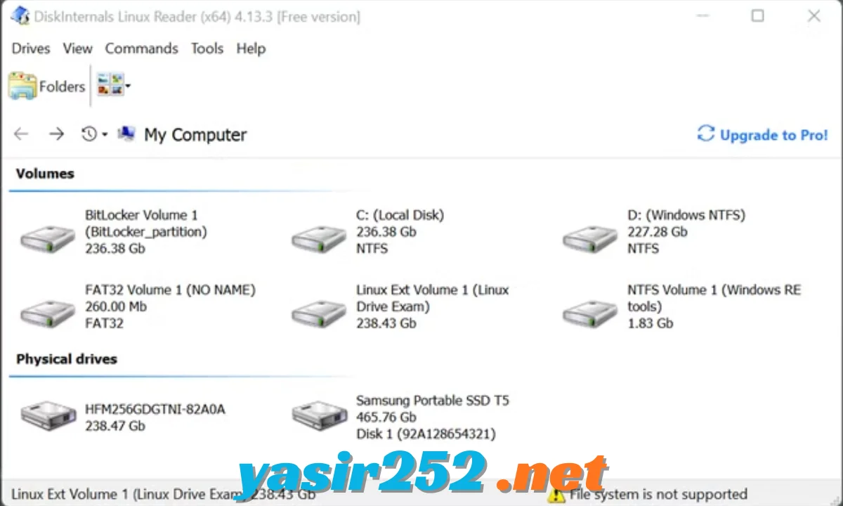 DiskInternals Linux Reader download Windows