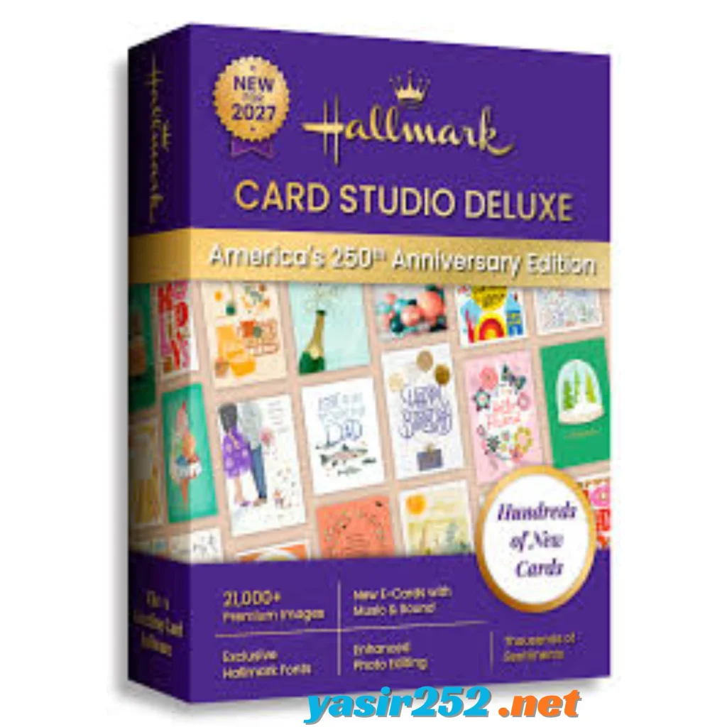 Hallmark Card Studio Deluxe antarmuka aplikasi