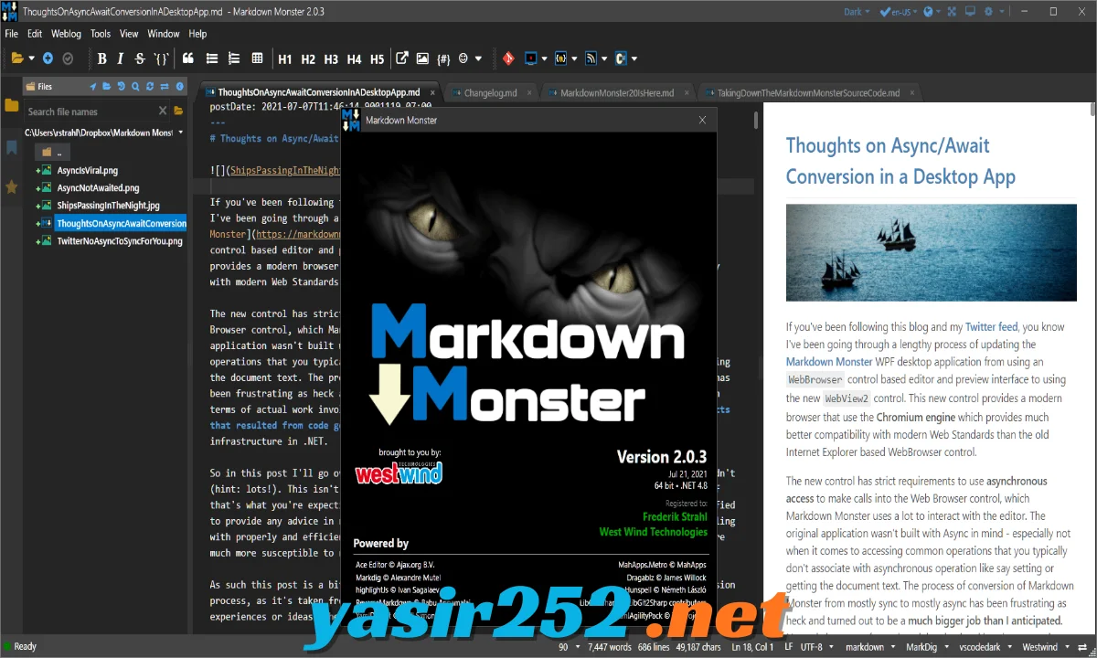 Markdown Monster Markdown editor Windows