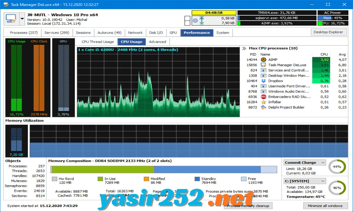 MiTeC Task Manager DeLuxe Full Download
