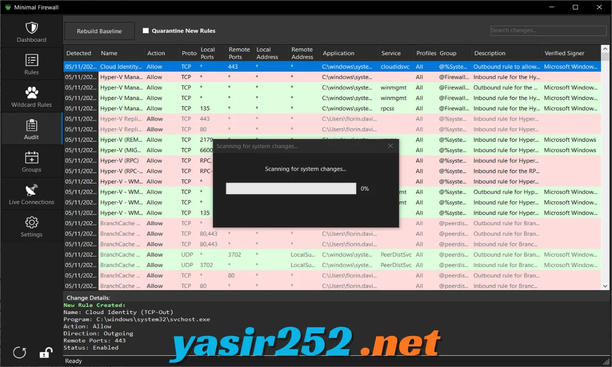 Minimal Firewall Download gratis untuk Windows