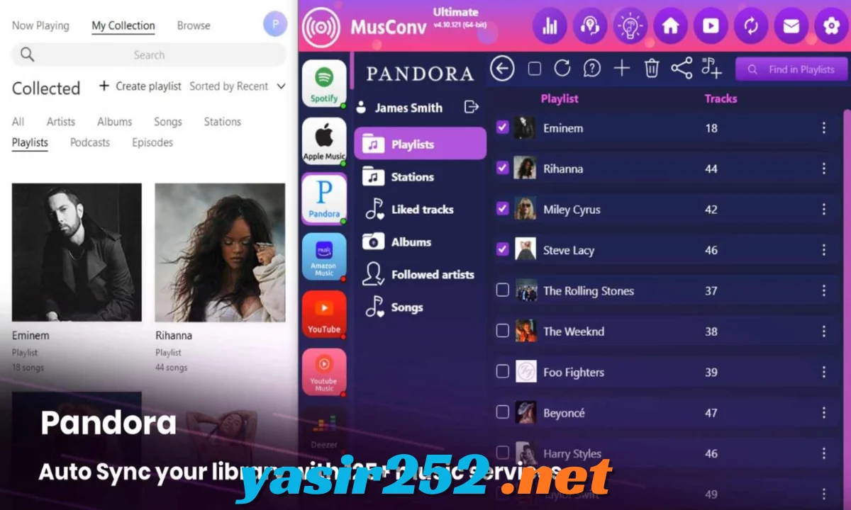 MusConv Spotify playlist transfer