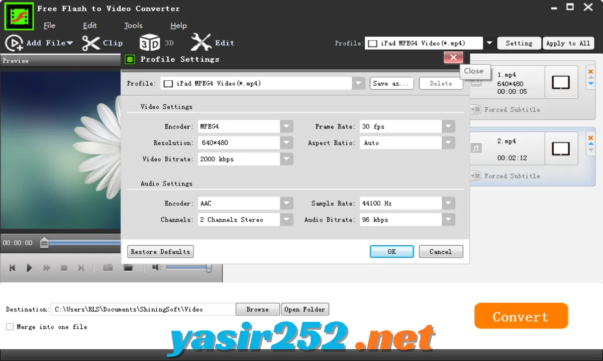 ThunderSoft Flash to Video Converter untuk Windows